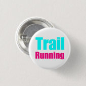 Badge Rond 2,50 Cm Plaque « Trail Running " (Devant & derrière)