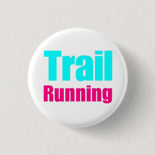 Badge Rond 2,50 Cm Plaque « Trail Running "
