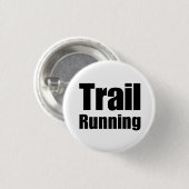 Badge Rond 2,50 Cm Plaque « Trail Running " (Devant & derrière)