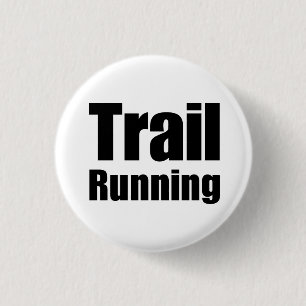 Badge Rond 2,50 Cm Plaque « Trail Running "