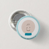 Badge Rond 2,50 Cm Plato de cartón (Devant & derrière)