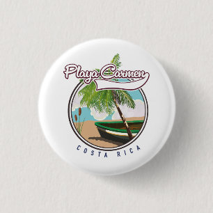 Badge Rond 2,50 Cm Playa carmen Costa rica