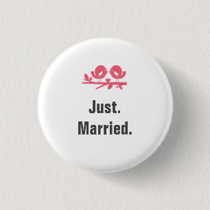 Badge Rond 2,50 Cm Pleins boutons personnalisables de mariage