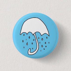 Badge Rond 2,50 Cm pluie sur moi