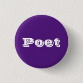Badge Rond 2,50 Cm Poète Bade violet (Devant)