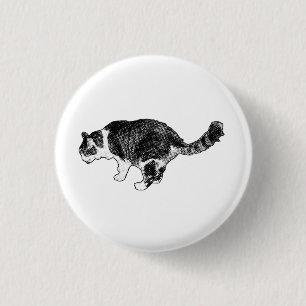 Badge Rond 2,50 Cm Point lumineux, particularité de chat