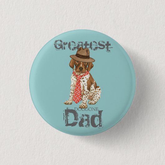 Badge Rond 2,50 Cm Pointeur germanique (Devant)