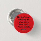 Badge Rond 2,50 Cm Points de vue (Devant & derrière)