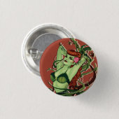 Badge Rond 2,50 Cm Poison Ivy Bombshell (Devant & derrière)