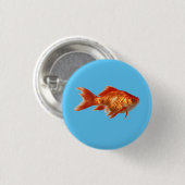 Badge Rond 2,50 Cm Poisson d'or (Devant & derrière)