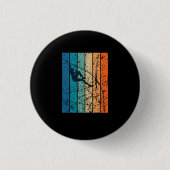 Badge Rond 2,50 Cm Pôle voûté Rétro (Devant)