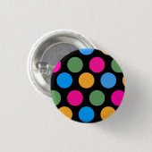 Badge Rond 2,50 Cm Polka d'Uber (Devant & derrière)