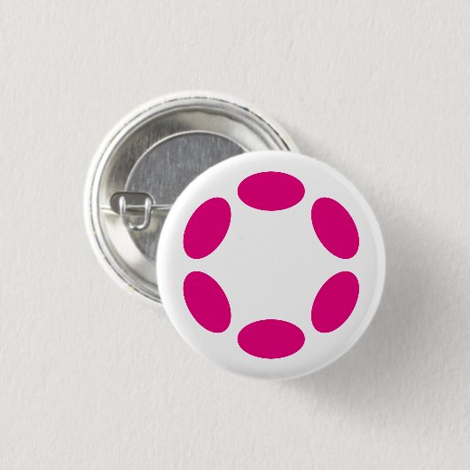 Badge Rond 2,50 Cm Polkadot (Devant & derrière)