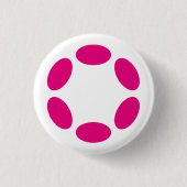 Badge Rond 2,50 Cm Polkadot (Devant)