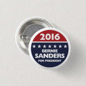 Badge Rond 2,50 Cm Ponceuses de Bernie pour le président 2016 (Devant & derrière)
