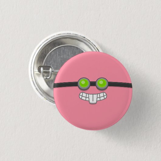 Badge Rond 2,50 Cm Poptropica Dr Hare Button (Devant & derrière)