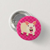 Badge Rond 2,50 Cm Porc mignon (Devant & derrière)