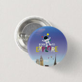 Badge Rond 2,50 Cm Porte-clés (Devant & derrière)