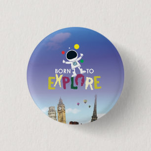 Badge Rond 2,50 Cm Porte-clés