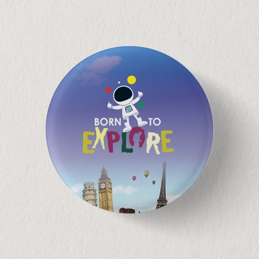 Badge Rond 2,50 Cm Porte-clés (Devant)
