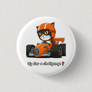 Badge Rond 2,50 Cm Porte-clés en acrylique de course de voiture de ch