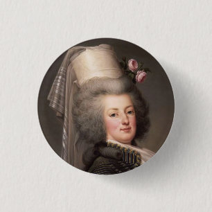 Badge Rond 2,50 Cm Portrait de la reine française, Marie Antoinette
