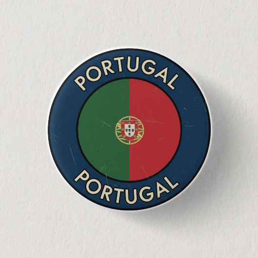 Badge Rond 2,50 Cm Portugal (Devant)