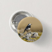 Badge Rond 2,50 Cm Poster la queue (Devant & derrière)