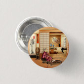 Badge Rond 2,50 Cm Poudre de riz soyeux (Devant & derrière)