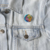 BADGE ROND 2,50 CM POULET (En situation)