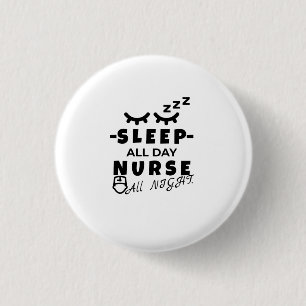 Badge Rond 2,50 Cm POUR VOUS infirmière de nuit, infirmière, pratic