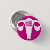 Badge Rond 2,50 Cm Pourquoi avez-vous ainsi hanté avec moi ? (Devant & derrière)