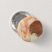 Badge Rond 2,50 Cm Poussin (Devant & derrière)