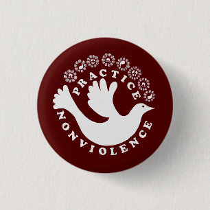 Badge Rond 2,50 Cm Practice Nonviolence
