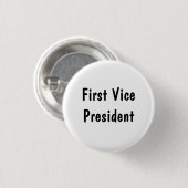 Badge Rond 2,50 Cm Premier vice-président (Devant & derrière)