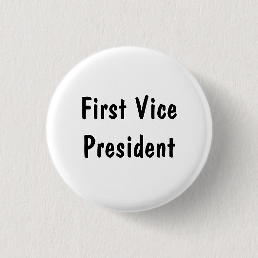 Badge Rond 2,50 Cm Premier vice-président (Devant)