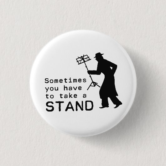 Badge Rond 2,50 Cm Prenez un support (Devant)