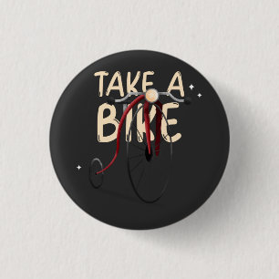 Badge Rond 2,50 Cm Prenez un vélo