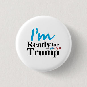 Badge Rond 2,50 Cm Préparez pour l'atout 2016