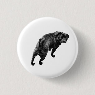 Badge Rond 2,50 Cm Présence ludique, cœur pur