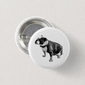 Badge Rond 2,50 Cm Présent et Patient (Devant & derrière)