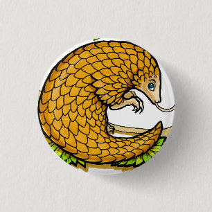 Badge Rond 2,50 Cm Prince de bouton de Pangolins