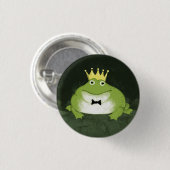 Badge Rond 2,50 Cm Prince de grenouille (Devant & derrière)