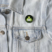 Badge Rond 2,50 Cm Prince Grenouille (En situation)