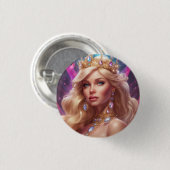 Badge Rond 2,50 Cm Princes (Devant & derrière)