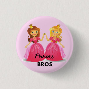 Badge Rond 2,50 Cm Princesse Bros