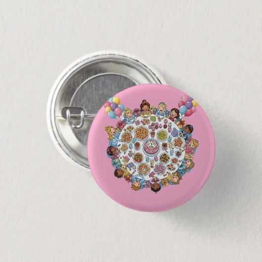 Badge Rond 2,50 Cm Princesse Costume à thème (Devant & derrière)