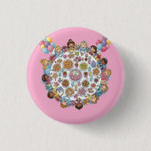 Badge Rond 2,50 Cm Princesse Costume à thème (Devant)
