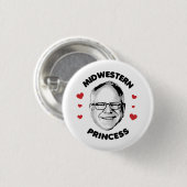 Badge Rond 2,50 Cm Princesse du Midwest (Devant & derrière)