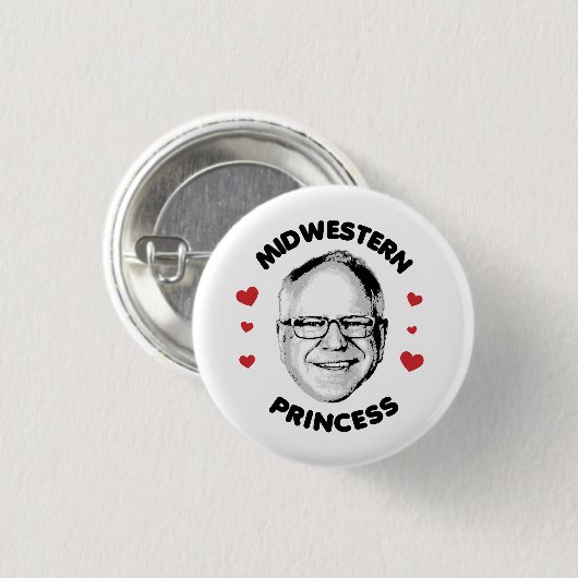 Badge Rond 2,50 Cm Princesse du Midwest (Devant & derrière)